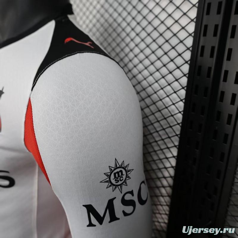 Player Version 25/26 AC Milan Away Long Sleeve Jersey