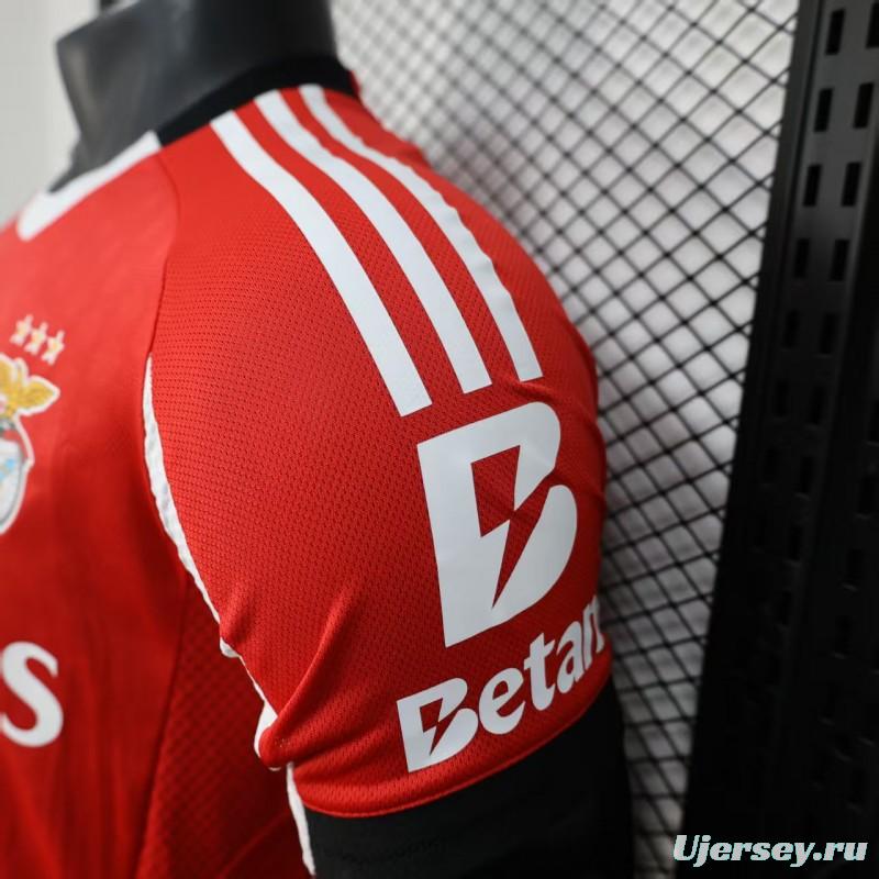 Player Version 25/26 Benfica Home Jersey