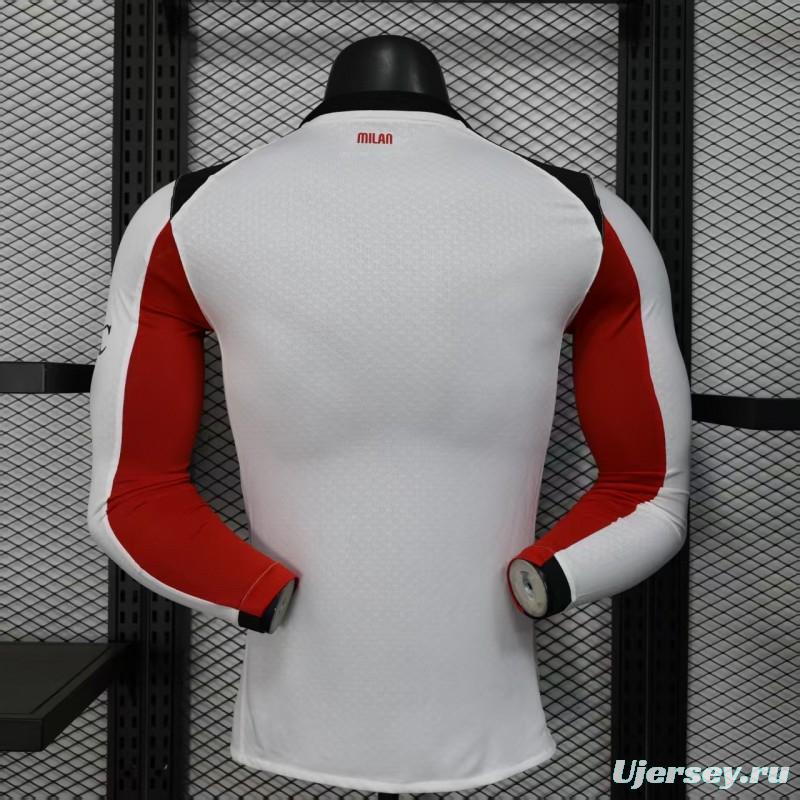 Player Version 25/26 AC Milan Away Long Sleeve Jersey