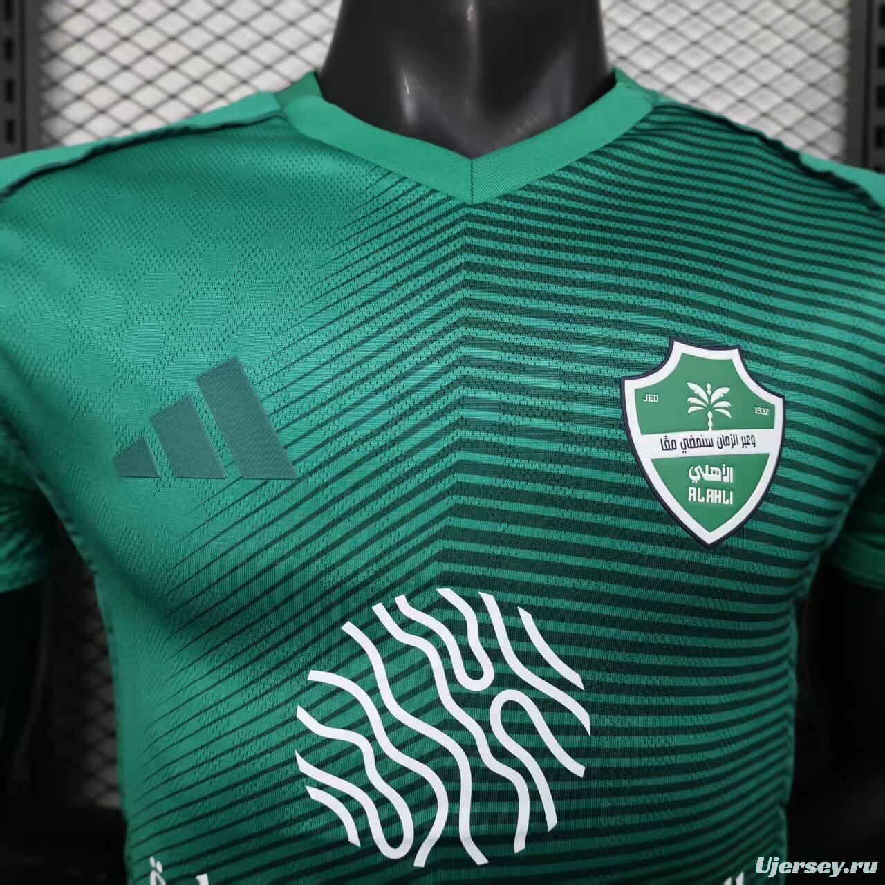 Player Version 25/26 Al-Ahli Away Green Jersey