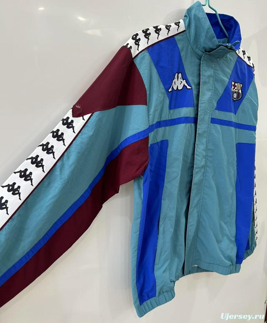 25/26 Barcelona 1967 Style Blue Windbreaker