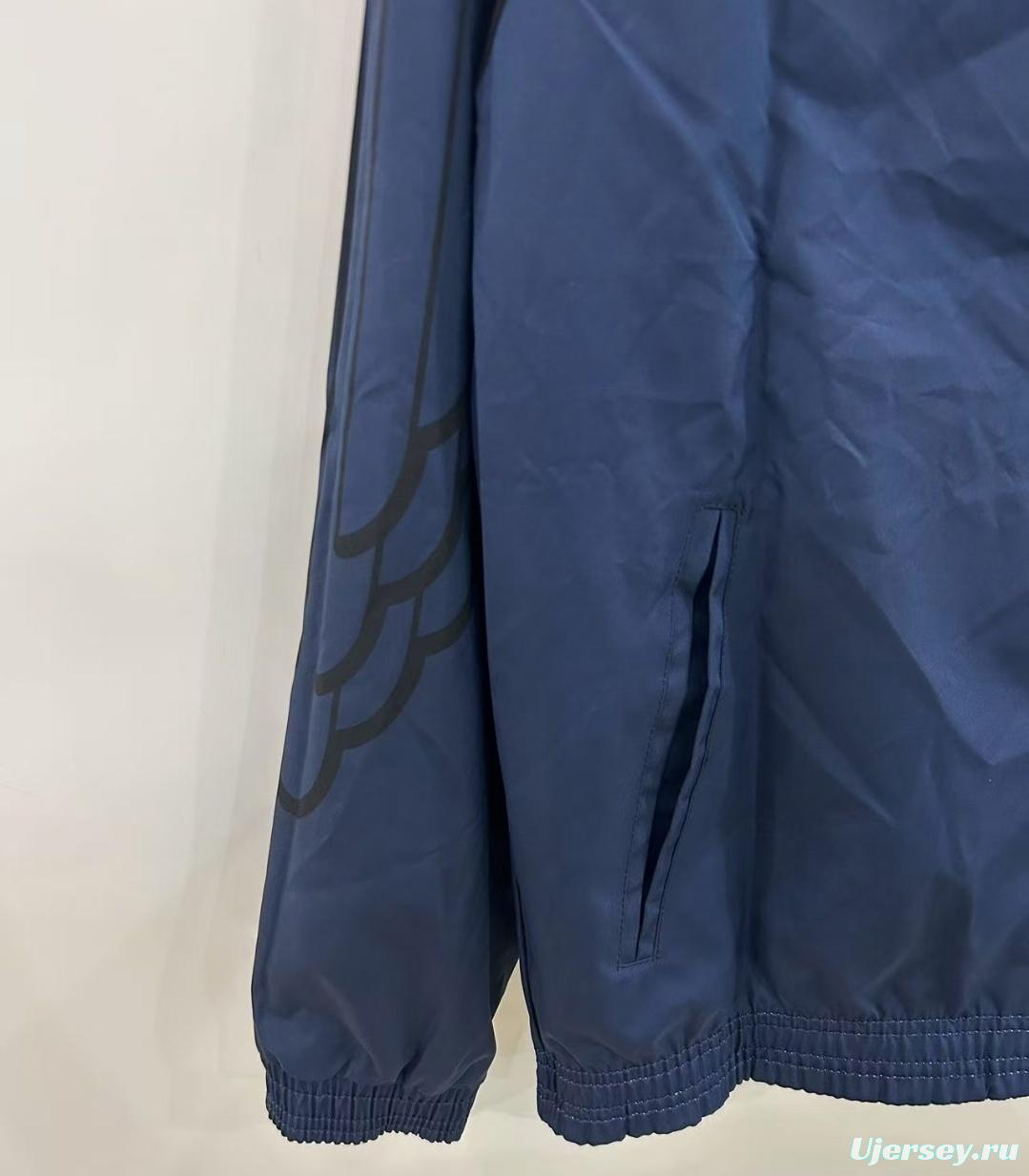 25/26 PSG Reversible White/Navy  Windbreaker