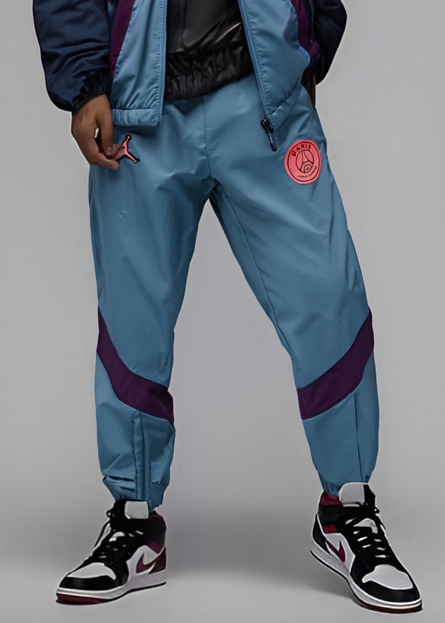 25/26 PSG Retro Color Block Track Jacket Set - Blue/Black/Pink Collection Windbreaker 3 Colors