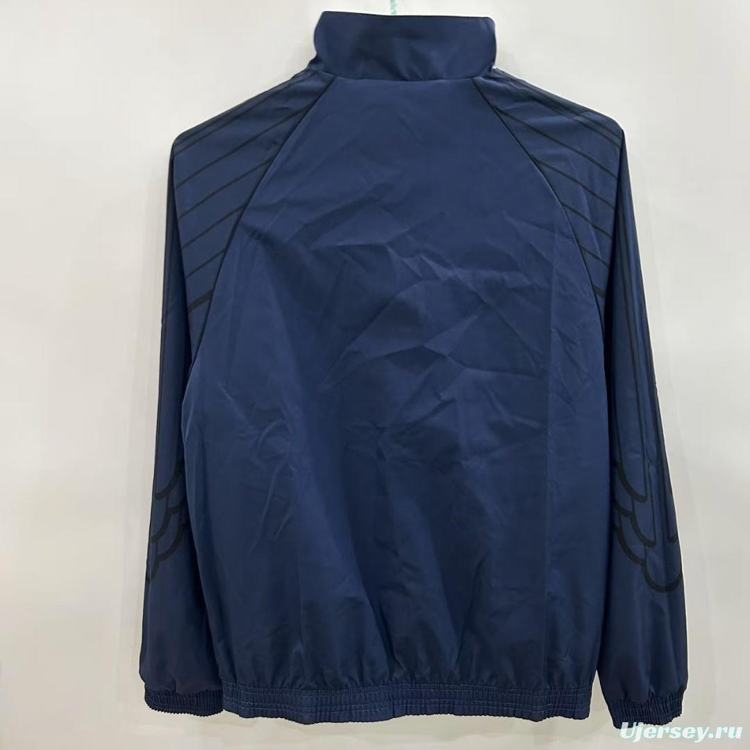 25/26 PSG Reversible White/Navy  Windbreaker