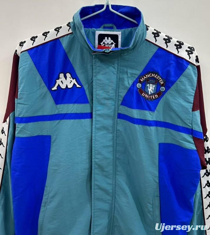 25/26 Manchester United 1967 Style Blue Windbreaker