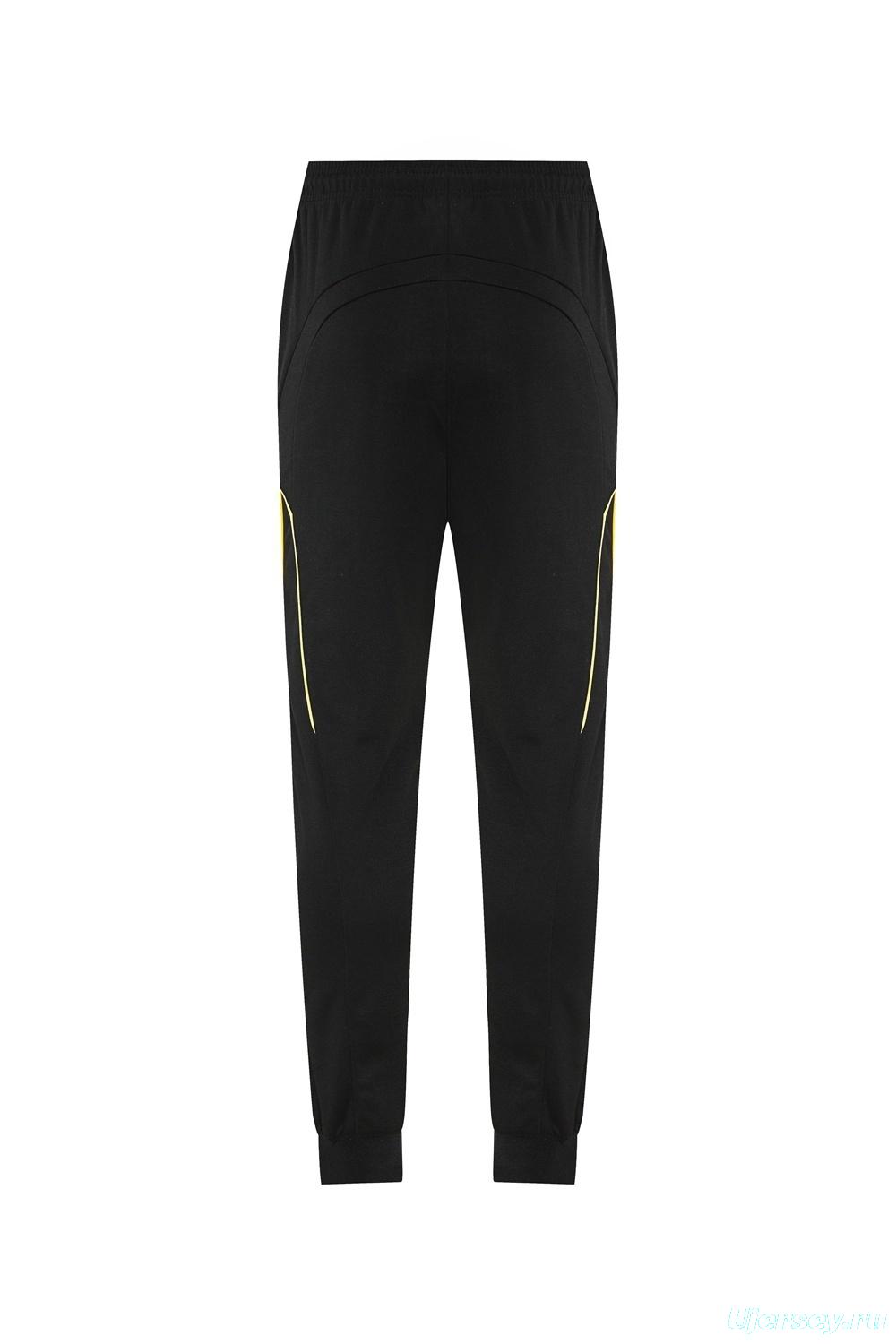 25/26 Arsenal Black Full Zipper Jacket + Long Pants