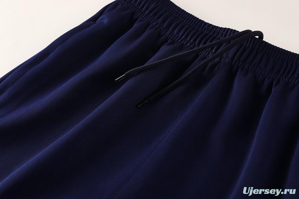 2025 NIKE Black/WHITE Full Zipper Jacket + Long Pants