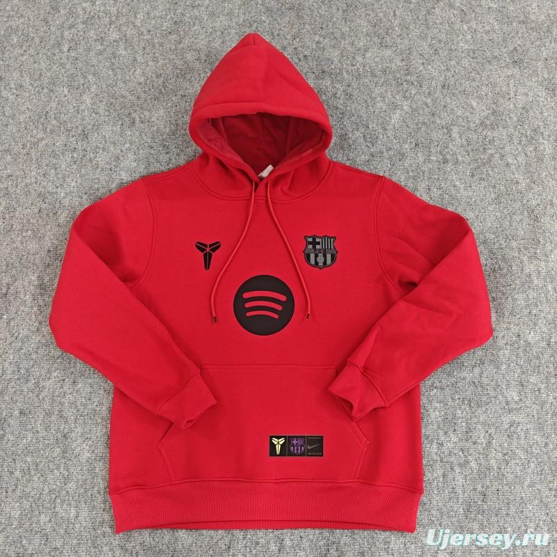 25/26 Barcelona Fleece-lined Kobe Fleece-lined hoodie 9 Colors