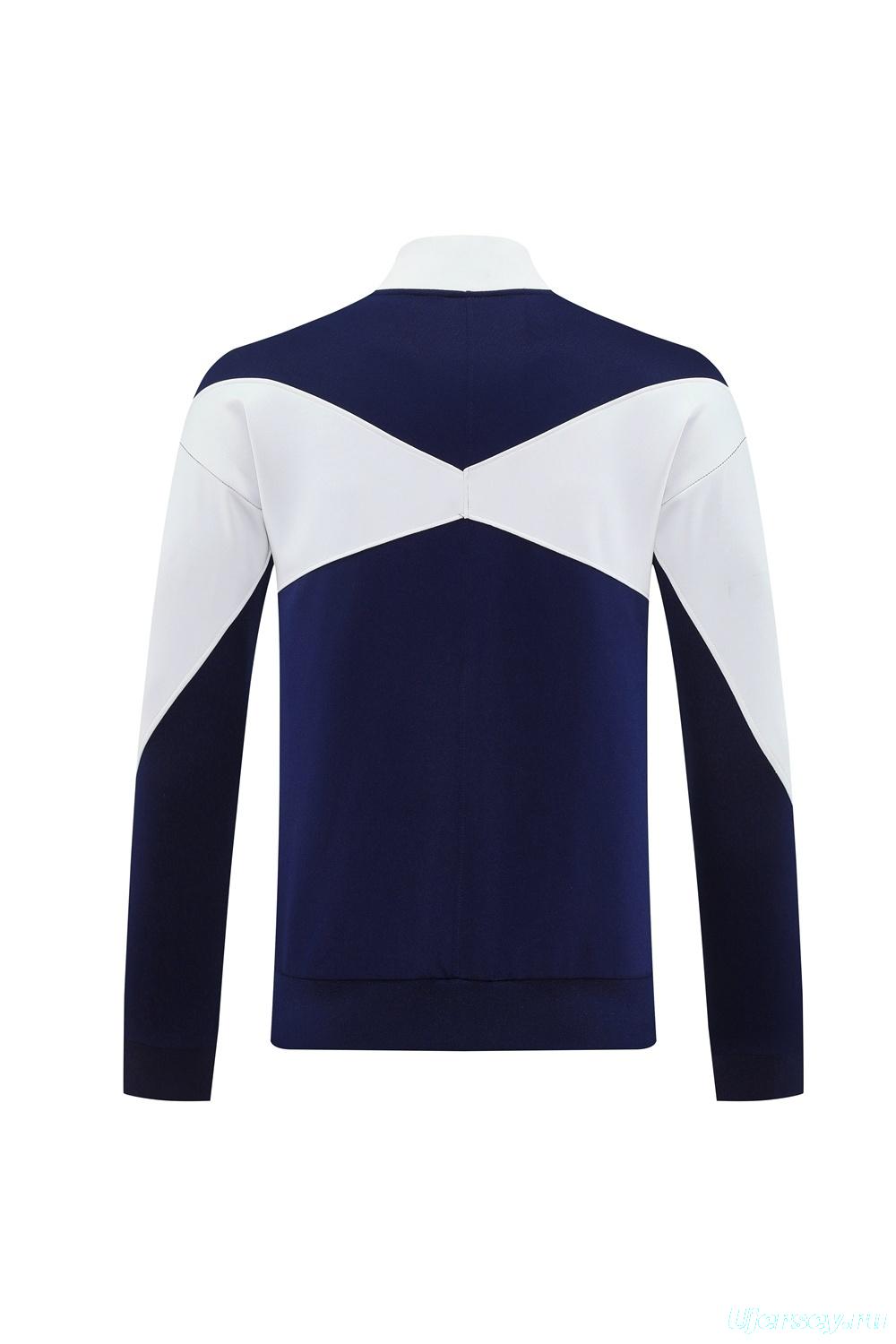 2025 NIKE Black/WHITE Full Zipper Jacket + Long Pants