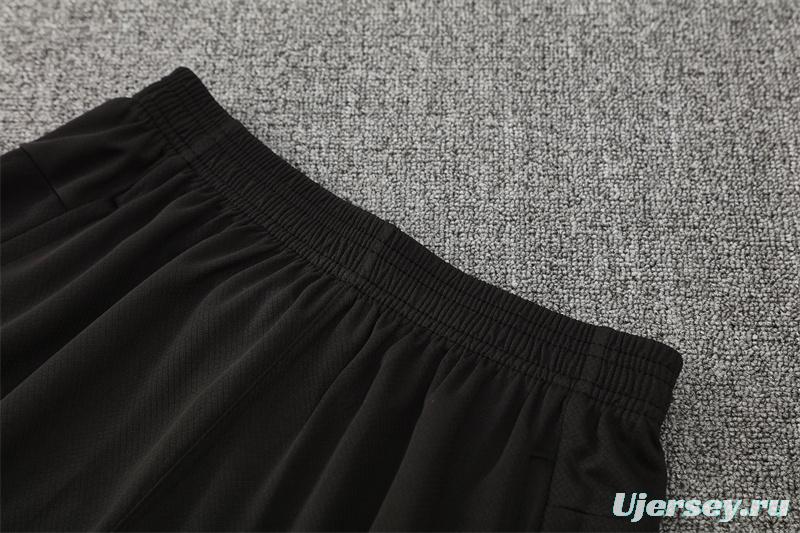 25/26 Manchester City Black with XS Short Sleeve+Soccer Shorts