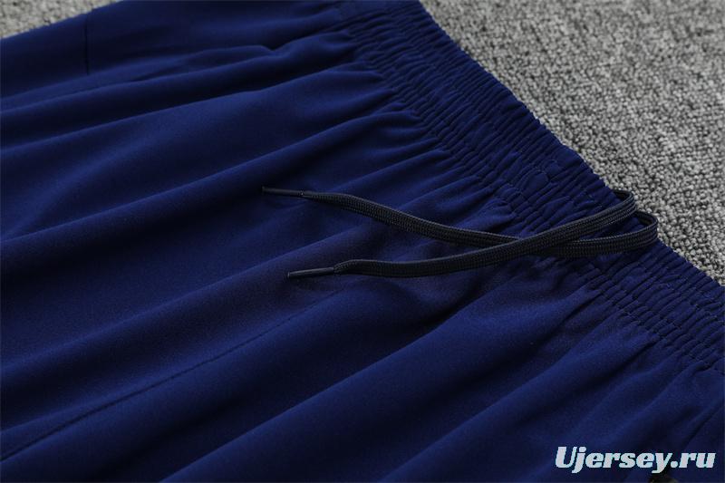 25/26 Manchester City Light Blue Camouflage Half Zipper Jacket+Long Pants