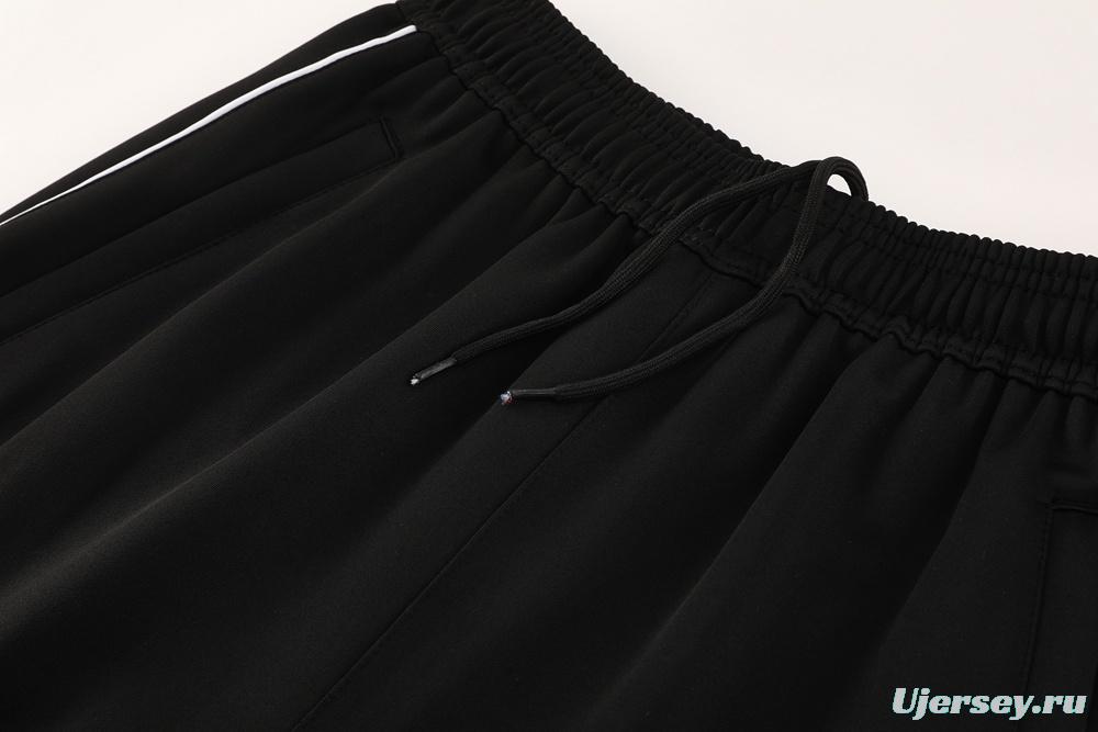 2025 Adidas Black Full Zipper Jacket + Long Pants