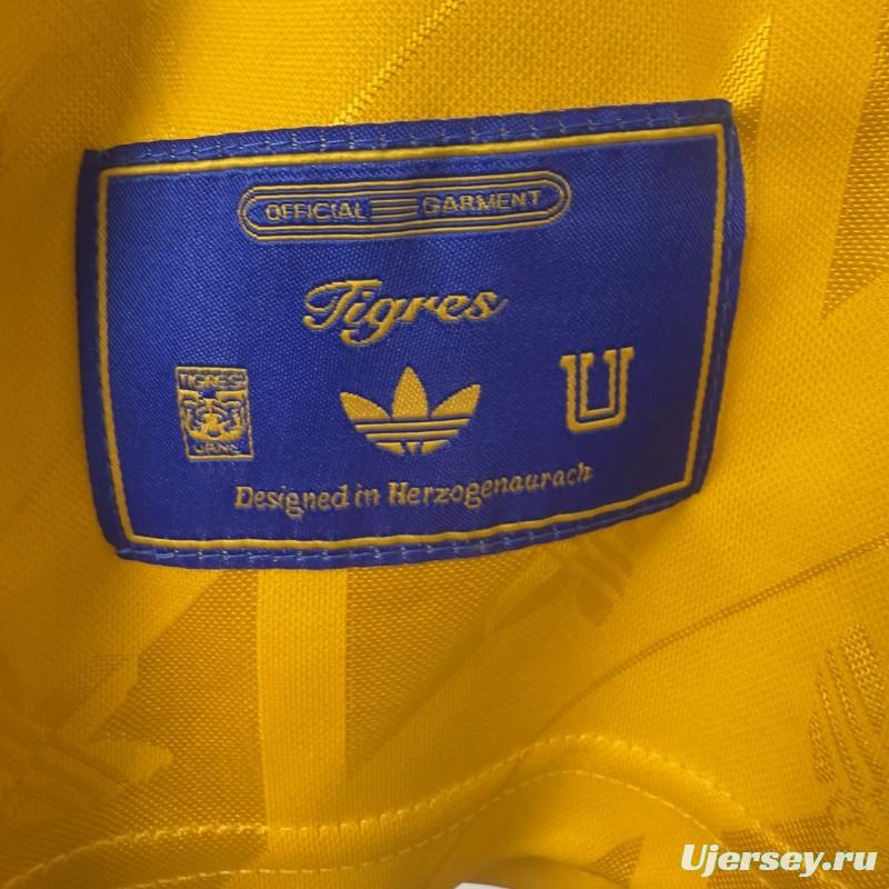 Retro Tigres UANL Yellow & Blue Classic Home Jersey
