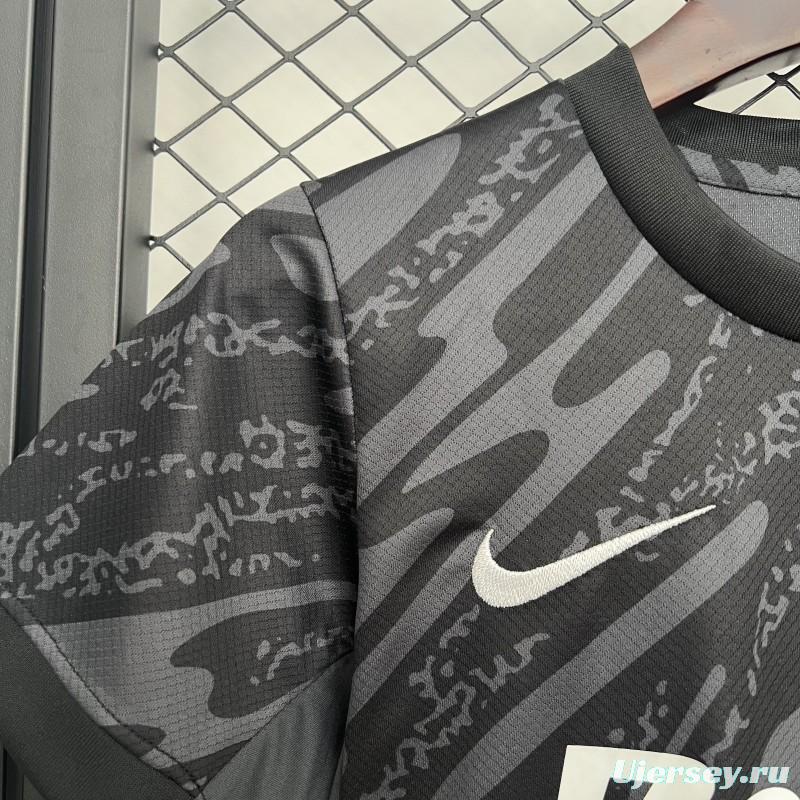 25/26 Kids Sporting Lisbon Goalkeeper Black Jersey