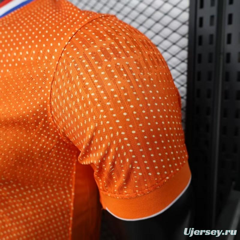 Player Version 2025 Netherlands Home Jersey