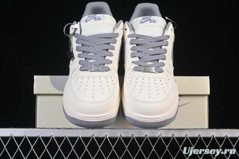 Nike Air Force 1'07 Low Classic Gray Casual Sneakers - SM6668-106