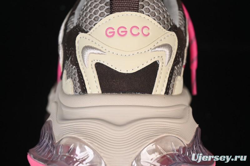 Adidas GG-CC Star Same Style Lace-up Hollow Crystal Sole Chunky Sneakers - G25X3232B