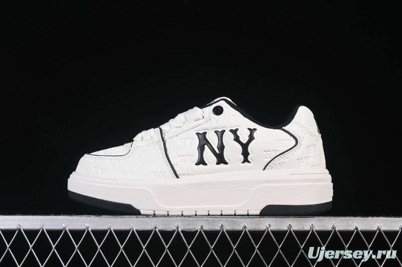 New York Yankees Bigball Chunky Embo Monogram Height Increasing Thick Sole Casual Sneakers - 3ASXE035N50CRL