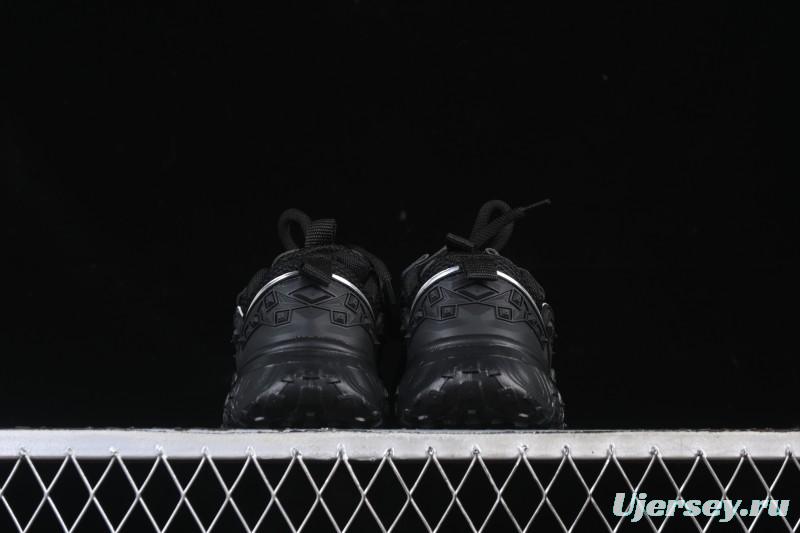 Balenciaga Non-Slip Wear-Resistant Casual Kids Shoes Black