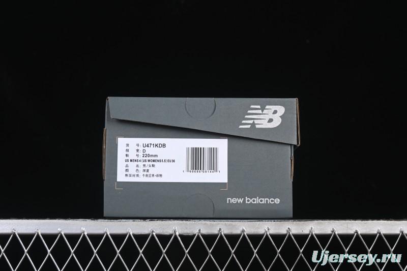 New Balance 471 Series Fabric and Leather Casual Lifestyle Shoes - U471KDB