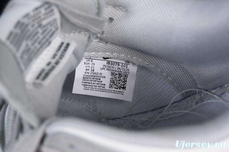 Nike SB Dunk Low White Black Grey Low-Top Casual Skate Shoes - IB3079-101