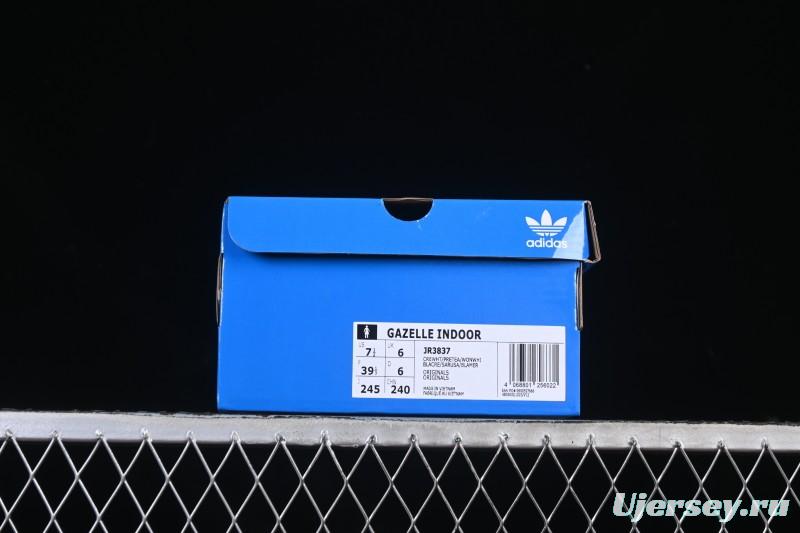 Adidas Originals Gazelle Indoor Retro Casual Slip-Resistant Wear-Resistant Low-Top Skate Shoes - JR3837