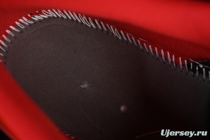 Nike Air Jordan 1 Low AJ1 Patent Leather Black Red Low-Top Casual Sneakers HV4089-006