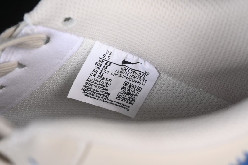 Nike Air Force 1 '07 Low LV Collaboration Mesh Panel Light Blue Low-Top Casual Sneakers - QW5836-025