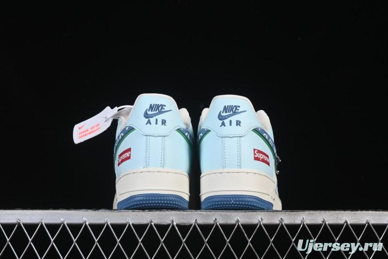 Nike Air Force 1 '07 Low LV Collaboration White Blue Casual Sneakers - YF9511-809