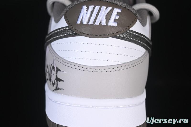 Nike SB Dunk Low Just Do It Anniversary Custom Low-Top Skate Shoes HF5441-111