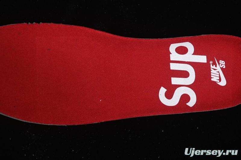 Nike Supreme x Dunk SB Dunk Low White Low-Top Casual Skate Shoes - HQ8487-100