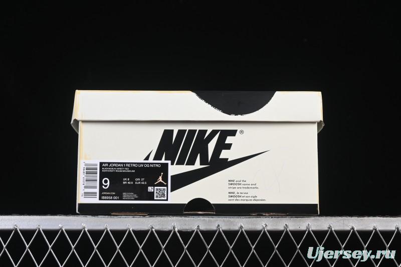 Nike Nigel Sylvester x Air Jordan 1 Low Lifestyle Casual Sneakers - IB8958-001