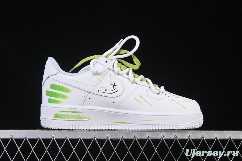 Nike Air Force 1 '07 Low Capricorn Hand-Painted Doodle Zodiac Series Casual Sneakers - 1222119