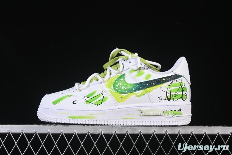 Nike Air Force 1 '07 Low Capricorn Hand-Painted Doodle Zodiac Series Casual Sneakers - 1222119