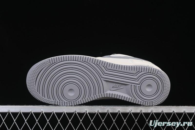 Nike Air Force 1'07 Low Classic Gray Casual Sneakers - SM6668-106