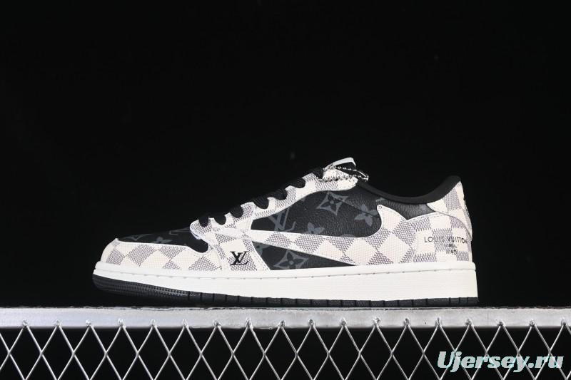 Nike Travis Scott x Fragment Design x Air Jordan 1 Low OG SP AJ1 Low-top Casual Sneakers - SC0601-050