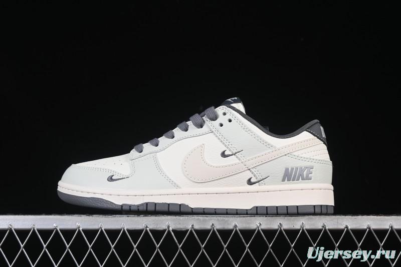 Nike SB Dunk Low Anniversary High-End Custom Mint Gray Low-Top Casual Skate Shoes - JP1628-056