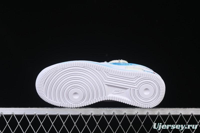 Nike Air Force 1 '07 Low Aries Hand-Painted Doodle Zodiac Series Casual Sneakers - 321-419