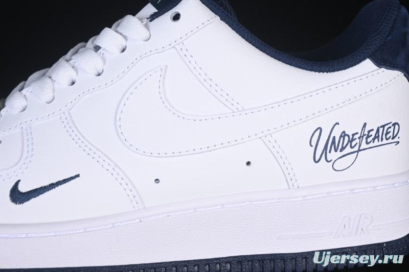 Nike Air Force 1'07 Low White Blue Casual Sneakers - ZH0316-119