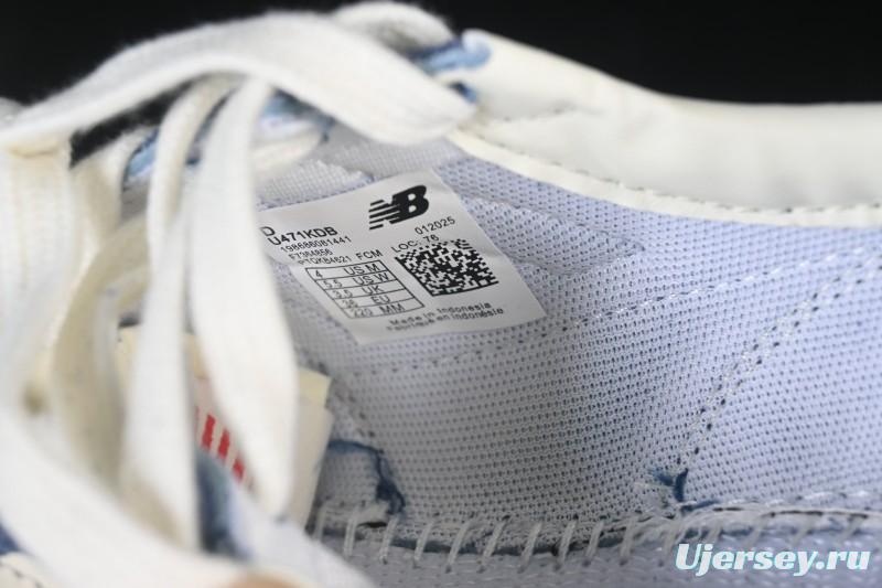 New Balance 471 Series Fabric and Leather Casual Lifestyle Shoes - U471KDB