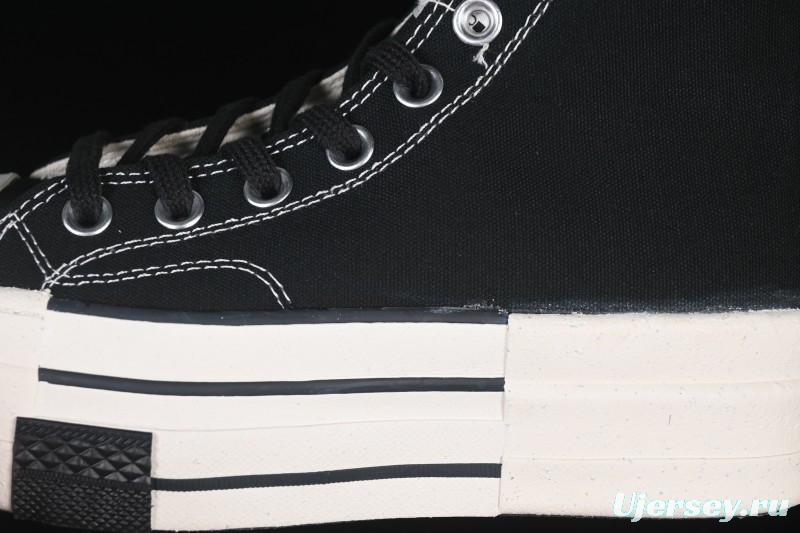 Rick Owens Drkshdw Converse Chuck 70 High Top Platform Casual Canvas Shoes - A06754C