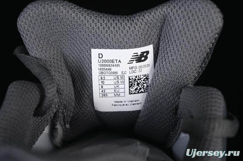 New Balance 2000 Series Retro Dad Style Casual Sports Running Shoes - U2000ETA