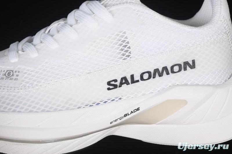 Maison Margiela MM6 x Salomon Spectur Low-Top Lace-Up Casual Lifestyle Shoes in White - AJE5