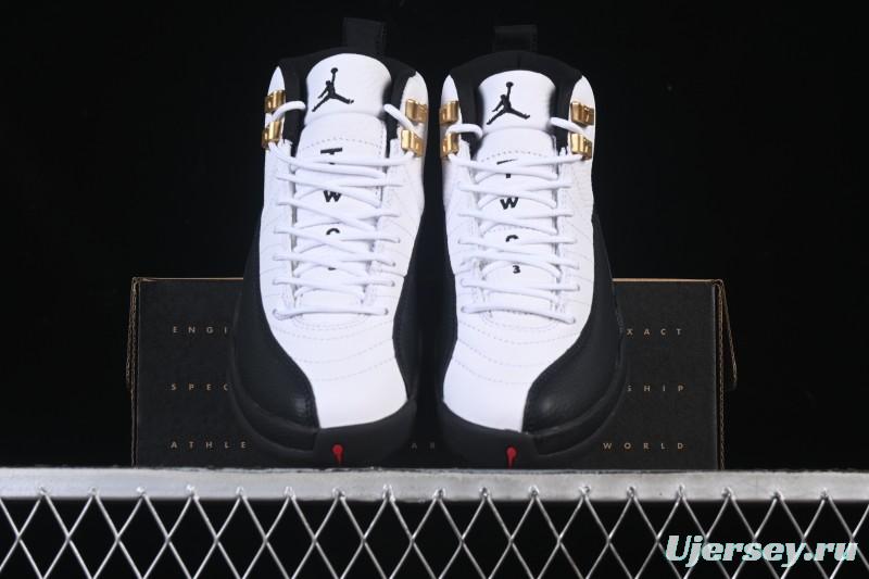 Nike Air Jordan 12 Retro Taxi Gold Buckle - 153265-117