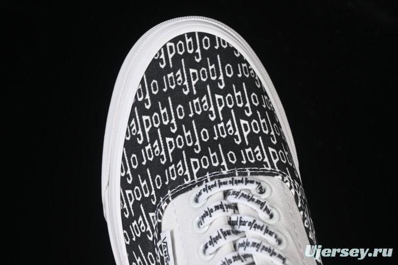 Vans Era 44 Low-Top Casual Skate Shoes with All-Over Logo Print - VN0A3MQ5PZP1
