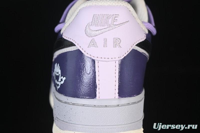 Nike Air Force 1 '07 Low Pixel Cloud Tracking Casual Sports Sneakers - CJ0304-106