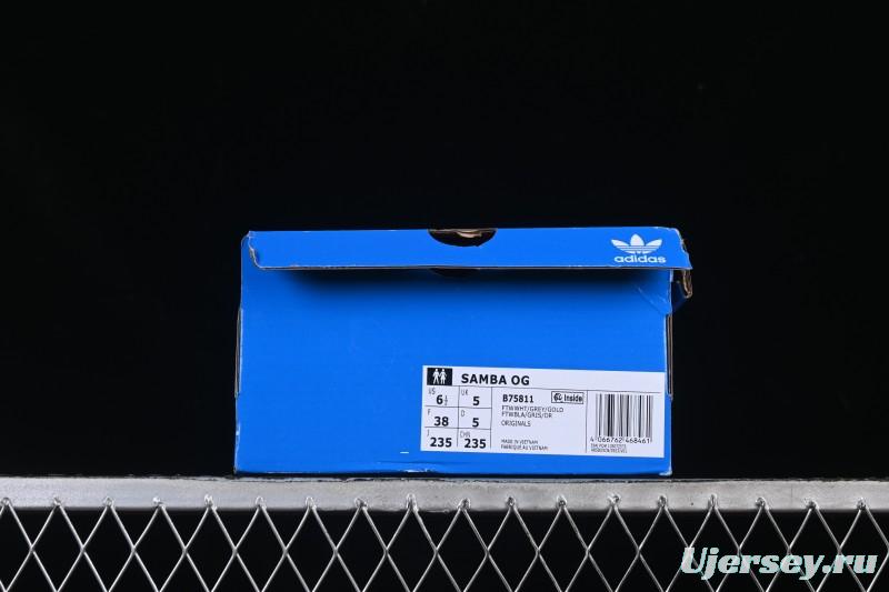 Adidas Samba OG Classic Casual Sneakers - B75811