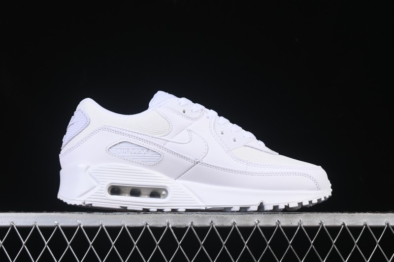Nike Air Max 90 Retro Running Shoes with Max Air Cushion - CN8490-100
