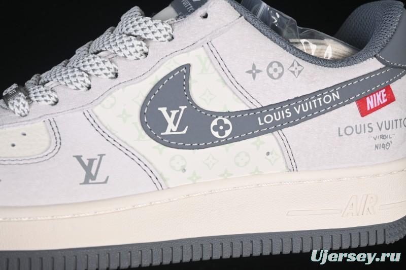 Nike Air Force 1 '07 Low LV Collaboration Grey Hook Woven Label Casual Sneakers - CX5050-Y25
