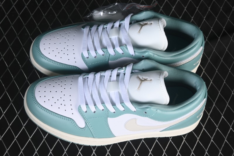 Nike Air Jordan 1 Low AJ1 Fresh Mint Green Low-Top Casual Skate Shoes DC0774-138